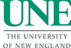 The University of New England logo